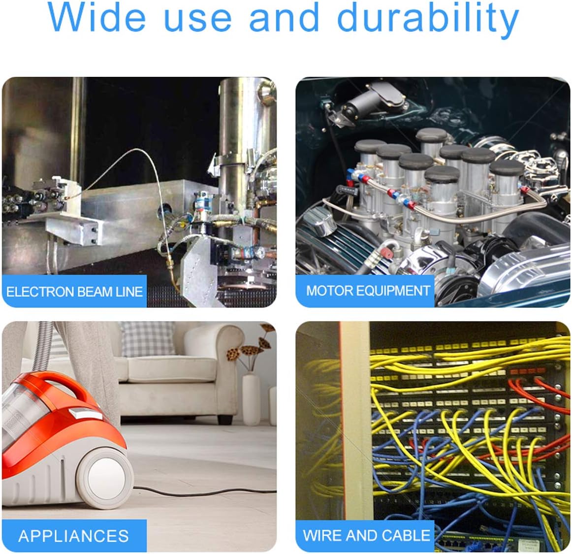 3mm Fiberglass Insulation Sleeves, silicone coated, Wire sleeve, sleeve for good wire protection 1 Meter