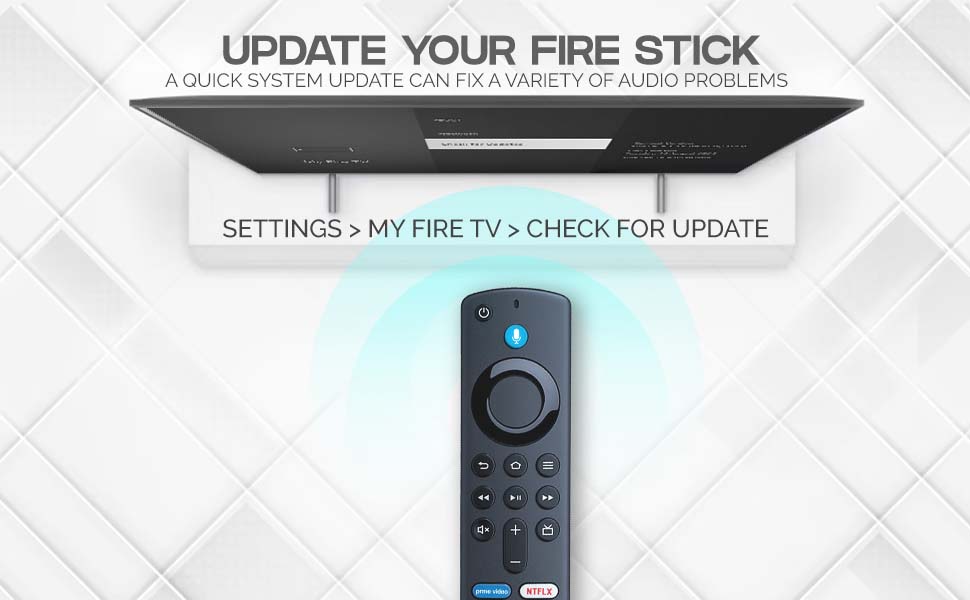 7SEVEN® Compatible with Fire TV Stick Remote Suitable for All Models L5B83G S3L46N 3rd Generation Fire TV 4K Device Bluetooth Voice Command Follow Pairing & Troubleshoot Steps to Enable Alexa
