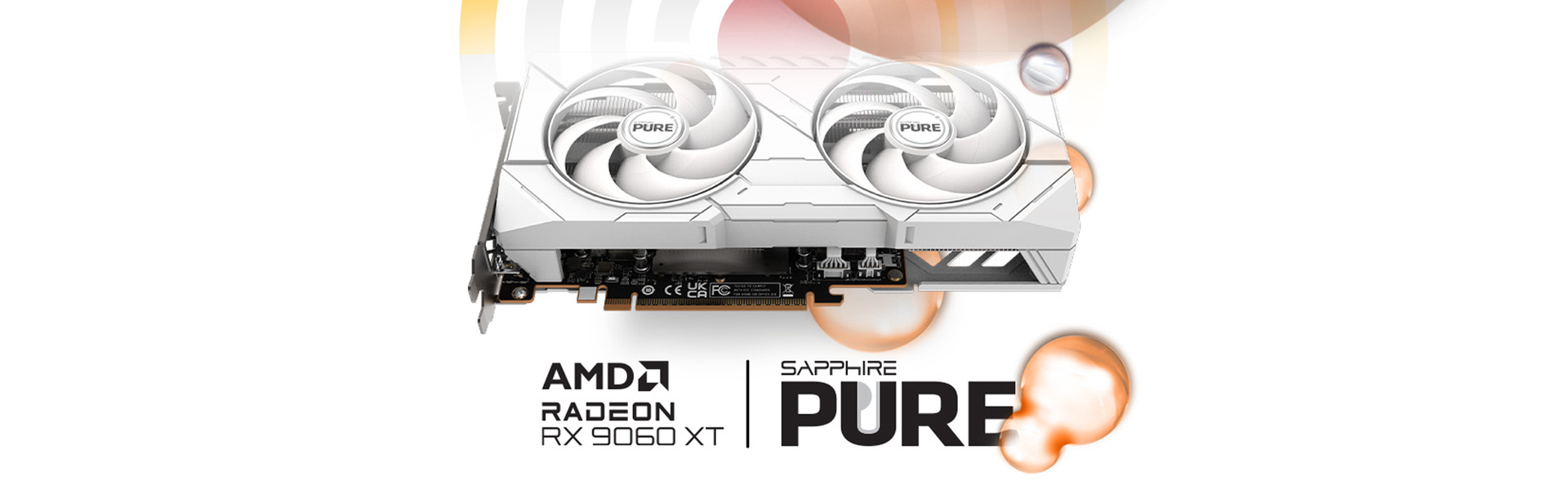 Sapphire Pure AMD Radeon™ RX 9060 XT Gaming OC 16GB Dual HDMI/DP