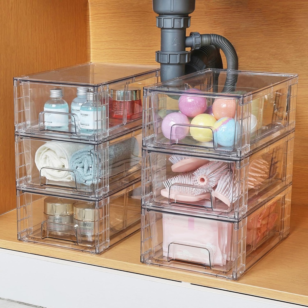 vtopmart-4-pack-stackable-storage-drawer-2.jpg