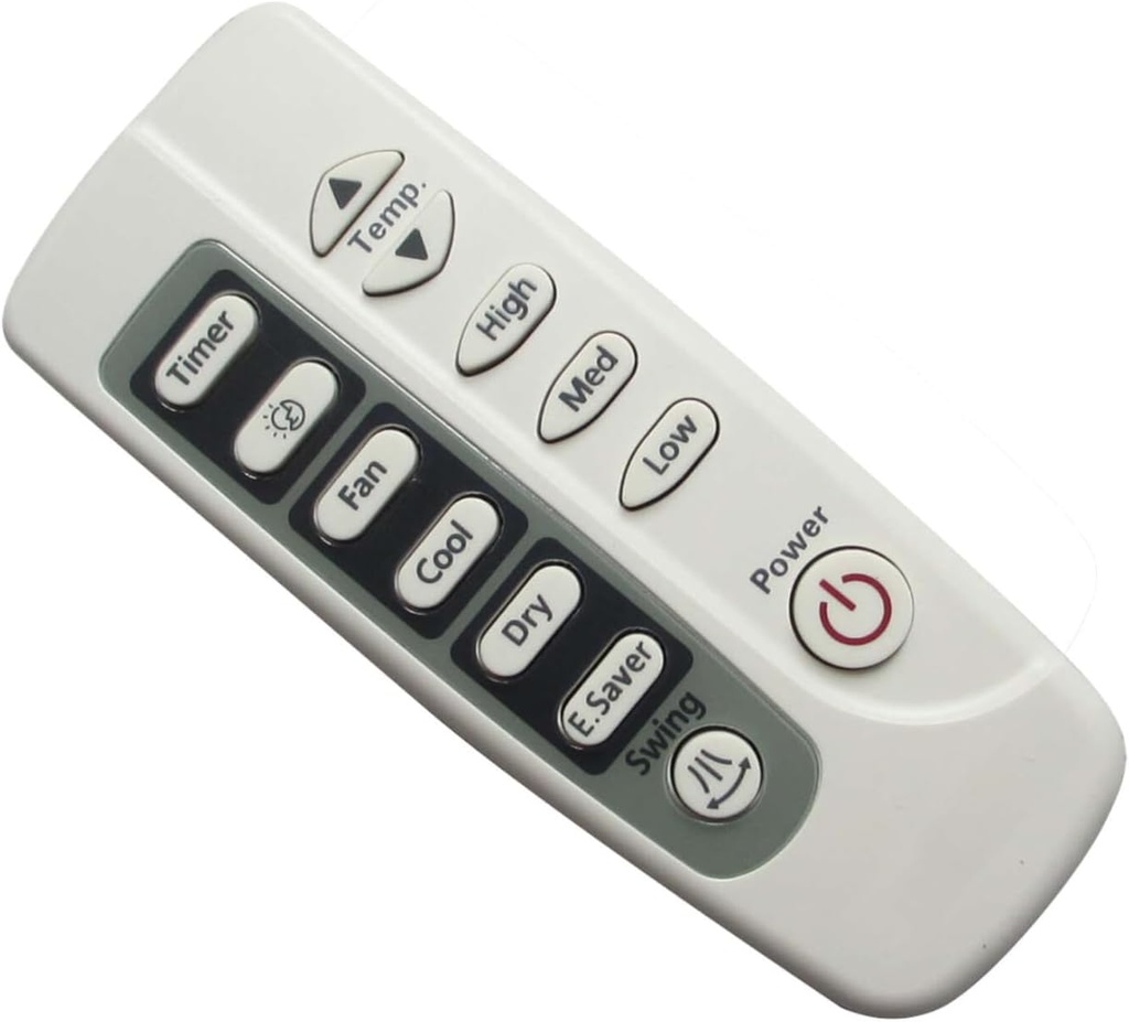 HCDZ General Replacement Remote Control for GE ASH10ABS1 ASH12AAS1 ASW06LBS1 ASW08FAS1 ASW08FBS1 ASW10AAS1 Window-Type Room Air Conditioner