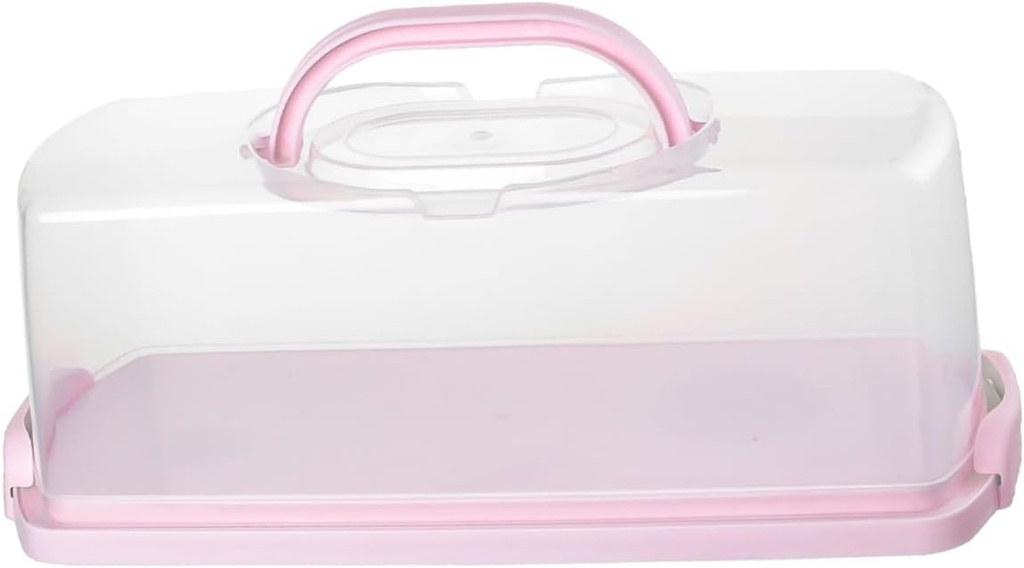 Reusable Bread Storage Box Portable Toast Container Handle Rectangular Bread Keeper for Home Use