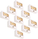 10 Pack Muffin Boxes Lids Cake Containers Baking Supplies Paper Inserts Ideal for Party Decorations
