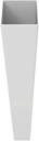 4"X4"X39" Vinyl Post, White