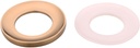 Bathroom Brass Mounting Ring for Vessel Sink, by SINKINGDOM Brushed Gold