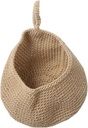 Garneck Kitchen Wall Storage Fruit Basket Hanging Woven Light Weight Boho Style