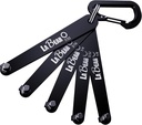 LABEAR - SAE HEX Ultra Low Profile Offset Screwdriver Set, 90 Degree Straight Slim Plate For Tight Area, EDC Screwdriver 5pcs Set