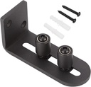 Floor Guide, Carbon Steel Adjustable Sliding Floor Guide Roller for Barn Door Hardware Accessory