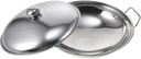1 Set Stainless Steel Pot Stainless Steel Dry Pot Household Hot Pot Double Handle Pot Stove Dry Pot Cooking Tool Alcohol Stove Pan Pot with Double Ear Kitchen Utensil Cooking Pot