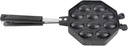 15x37.5cm Egg Waffle Pan, Non Stick Premium Aluminum Alloy Egg Waffle Maker Portable Anti Scald Handle Bubble Waffle Maker Pan for Home Commercial Use