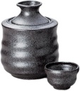 AM-TM259 Silver Black Wave Gui Drinks, 5 Pieces