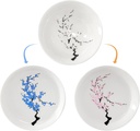 Plum Blossom Ceramic Sake Cup With Thermochromic Design For Tea And Sake