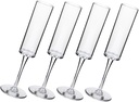 Plastic Wine Glasses Set of 4 Goblets for Cocktail Wedding Party Bar Home Banquet