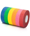 Mr. Pen- Colored Masking Tape, Colored Painters Tape for Arts and Crafts, 6Pack, 0.6" x15Yard Drafting Tape, Craft Tape, Labeling Tape, Paper Tape, Colored Tape