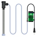 1500W Fully Submersible Water Heater for Bathtub & Inflatable Pool – Portable Immersion Electric Heater with Temp Control & Wifi Timer for Hot Tub, Above Ground Pool, Baptistry & bucket