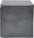 BLACK FOREST DECOR Rustic Metal Breadbox