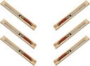 (D) Bread Cutlery Laguiole French Hand Made in Wood Box, Vintage (6 PC, Red)