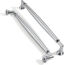 10 Pack 8 Inch Hole Center Polished Chrome Cabinet pulls Solid Heavy Duty Cabinet Pull Cabinet Handles Kitchen Cabinet Hardware Vanity Handles Bathroom Cabinet pulls