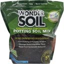 WONDER SOIL Organic Potting Soil | Ready to Plant Coco Coir Fully Loaded with Nutrients | 3 LBS Bag Expands to 12 Quarts of Indoor Outdoor Soil for Gardens & Plants | Incl Worm Castings, Perlite
