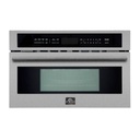 FORNO Capoliveri 30 Inch Stainless-Steel 1000 Watts Microwave Drawer 1.2 cu.ft.