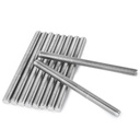 Pack of 10 M8 x 100mm Length 304 Stainless Steel Fully Threaded Rod Bar Studs Silver Tone
