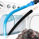 Holikme Dryer Vent Cleaner Kit 2 Pieces - Upgraded Dryer Lint Screens Cleaner Brush Part,Compatible with Most Vacuum Cleaner,Vacuum Hose Attachment & Refrigerator Coil Brush,Quickly Lint Remove,Blue