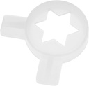 Ciieeo Spare Parts for Ice Cream Machine Ice Cream Machine Nozzles Cake Decor Tips Decorative Tips for Ice Cream