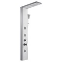 VEVOR Shower Panel Tower System with Rainfall Waterfall Shower Head, 53 in Brushed Stainless Steel Shower Column, 5-Function Faucet, Wall-Mount Rain Massage System with 3 Body Jet, Handheld, Tub Spout