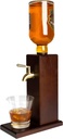 Countertop Liquor Dispenser for Home Bars – Wooden Whiskey Dispenser with Food-Safe All-Metal Valve – Bourbon Decanter & Whiskey Decanter for a Classy Presentation, Alcohol Gifts for Men by Ash Harbor