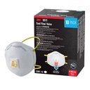 3M 8511 Szlifowanie ścienne N95 Cool Flow Zamocowany jednorazowy respirator, 10- Pack