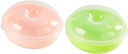 Luxshiny 2pcs Portable Bread Box with Lid Fresh Keeping Container for Sandwich Storage Refrigerator Bread Keeper in Green and Pink Versatile Kitchen Organizer for Home and Bakery