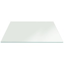 Custom Cut 1/4" Thick - Clear Tempered Glass Cut to Size - Rectangle Replacement for Table Tops, Shelves, Windows with Flat Edge by Fab Glass and Mirror