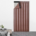 PU Leather Thermal Insulated Door Curtain,Cold Door Curtain,Thermal Insulated Door Curtain,Curtain for Door Window,Temporary Door for Hallway,for Air Conditioner Room,Heater Room, Living Room