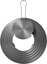 Gas Stove Heat Diffuser Plate,Removable Aluminum Alloy Heat Conducting Plate, Gas Cooker Heat Diffuser Tray with Handle Multifunctional for Simmering for All Kitchen Needs