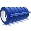 Masking Tape, Blue Tapes, Painters Tape, Artist Painter's Painting Paper Tape for Multi-Purpose Wall Paint, DIY Crafts, Scrapbook, Decoration, Labeling, Edge Finishing, 0.94INx60.1YDSx6 Rolls=360.6YDS