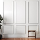 Peel and Stick Wall Molding Kit,6 Sets Pre-Cut Wainscoting Panels for Interior Wall Moulding Decor,Pre Made Wainscoting Wall Panel for Home Decoration Accent Wall(24x54in)