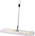 Commercial Dust Mop – 30 Inch Floor Sweeper for Hardwood, Reusable Cotton Mop Head, Extendable Handle, Dry Mop for Floor Cleaning & Janitorial Supplies