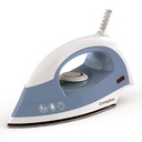 Crompton Brio 1000-Watts Dry Iron with Weilburger Coating (Sky Blue and White)