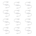 Murphy 220V AC PIN Connector / Adaptor / Cable for LED (SMD 2835- 120 LED / Mtr.) Light liny (opakowanie po 12), biały