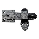 Adonai Hardware 5 "Elath Black Antique Żelazna Brama Flip Zatrzask