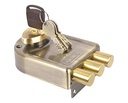 Europa 8123AB Blokada drzwi (Antyczny Brass, 20 mm)