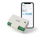 AZIIOT 4 Smart Smart Switch - Komunikacja Wifi / Bluetooth - Made in India - Funkcja zegara - Polecenie głosowe (4 węzeł)