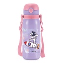 MILTON Torque 650 ISI Certified Stainless Steel Water Bottle, Leak Proof, Rust Proof, Single Walled, 1 Yr Gwarancja, Idealny Sipper Butelka wodna dla dzieci szkolnych Butelka, 625 ml, Purpurowy (astronauta)