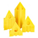 FDKJEJC 36 Farby PyramidStands - Paint Triangle Stands Advanced Paint Stands for Painting Advanced Mini Cone Paint Stands for Cabinet and Door Riders Support (20)