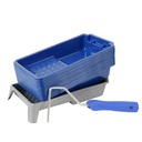 Mister Rui 4 Inch Paint Roller Tray - 22 Pack with Liners, Disposable Liners, Gruby plastik