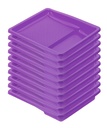 Bates- Paint Tray Liner, 9 cali, 10 szt., Purple Paint Pans Trays, Paint Roller Tray, Roller Tray Liners