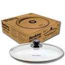 Hawkins 26 cm Szkło Lid, Szkło hartowane Lid ze stali nierdzewnej Rim, Pan Lid, przezroczysty (LID26G)