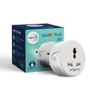 Wipro 10A smart plug z monitoringiem energetycznym- Nadaje się do małych urządzeń, takich jak telewizory, Czajnik elektryczny, Mobile i Laptop ładowarki (współpracuje z Alexą i Asystentem)