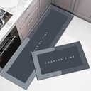 VERVENIX 2 szt. Maty kuchenne - wodoodporny pianek memoriałowy anty- zmęczenie Mata Non-Slip Rug do kuchni, Sink, Pralnia i Home Office - 120x40 cm + 40x60 cm (Projektowanie czasu gotowania)
