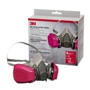 3M P100 / OV Zapach / Cząsteczkowe wielozadaniowe Respirator wielokrotnego użytku 65021, NIOSH- Homologowany organiczny wkład próżniowy, Średnio